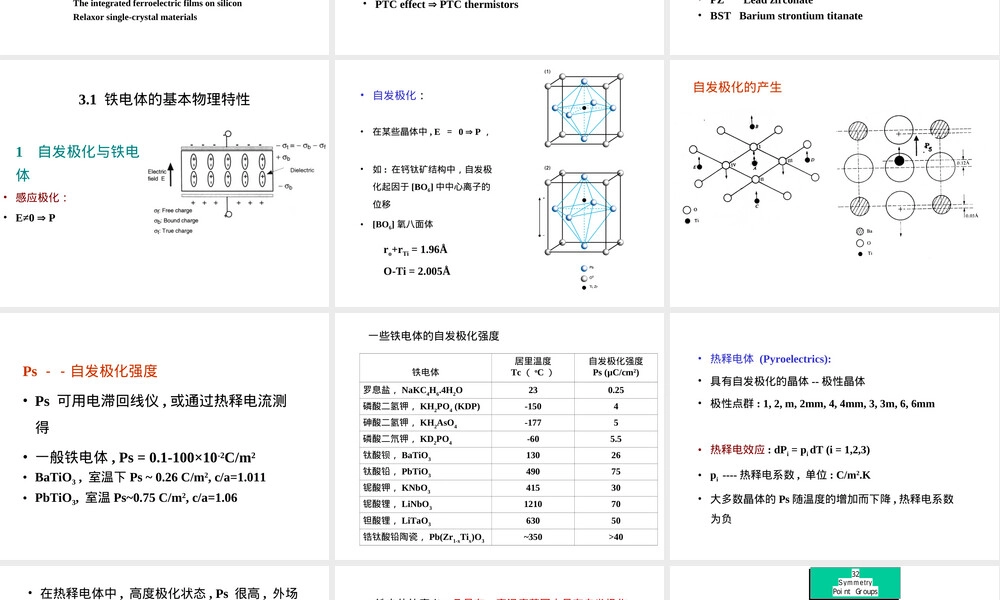 铁电陶瓷教学PPT课件.ppt