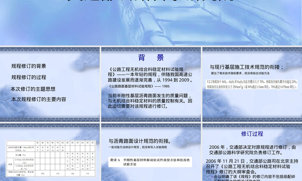 无机结合料稳定材料试验规程PPT课件.ppt
