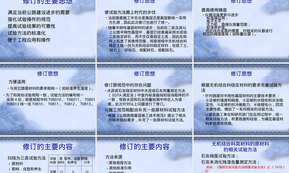 无机结合料稳定材料试验规程PPT课件.ppt