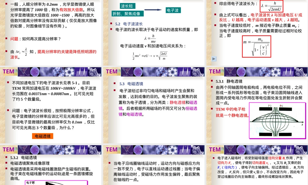 透射电子显微镜结构与材料分析测试方法PPT课件.ppt