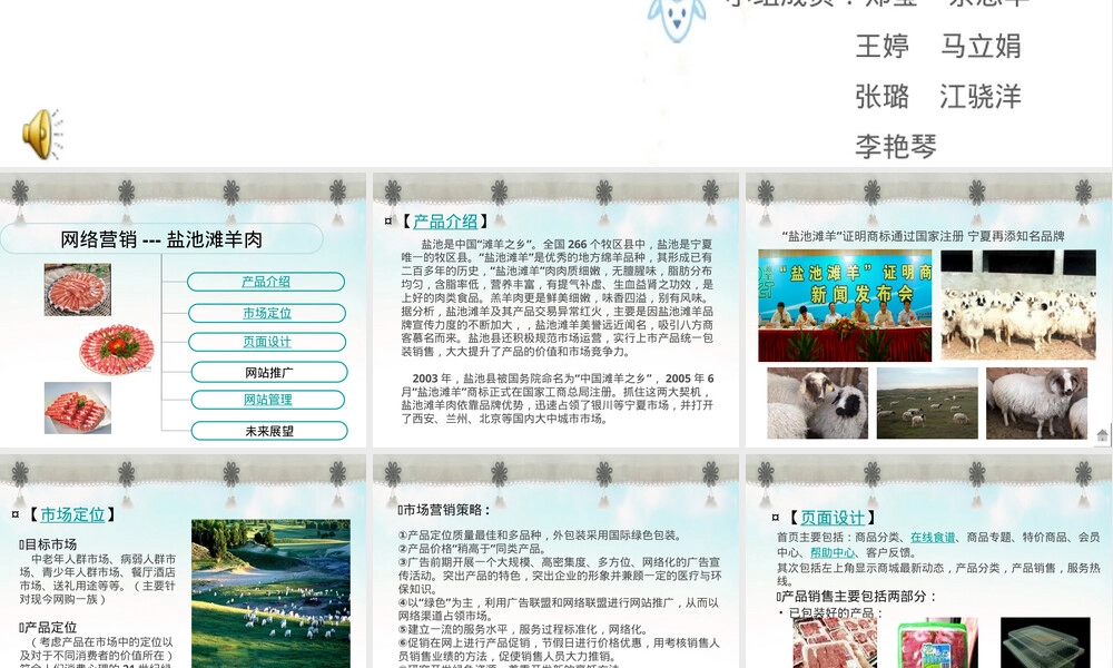 网络营销盐池滩羊肉推广PPT课件.ppt