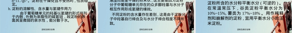 淀粉及其衍生物教学PPT课件.ppt