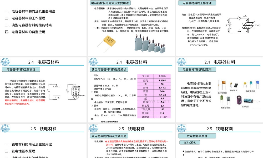 超导压电铁电材料教学PPT课件.ppt