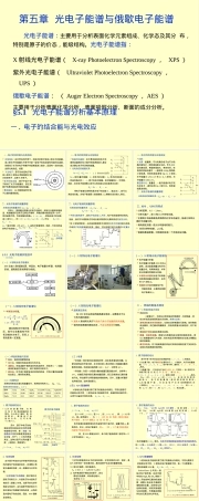 材料现代分析测试方法XPS教学PPT课件.ppt