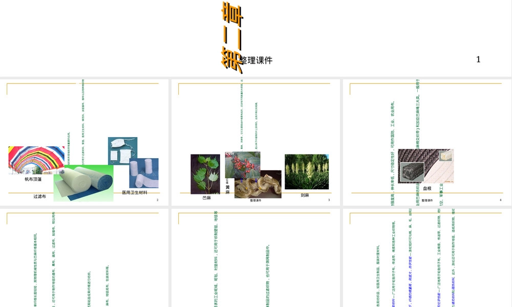 产业用纤维材料PPT课件.ppt