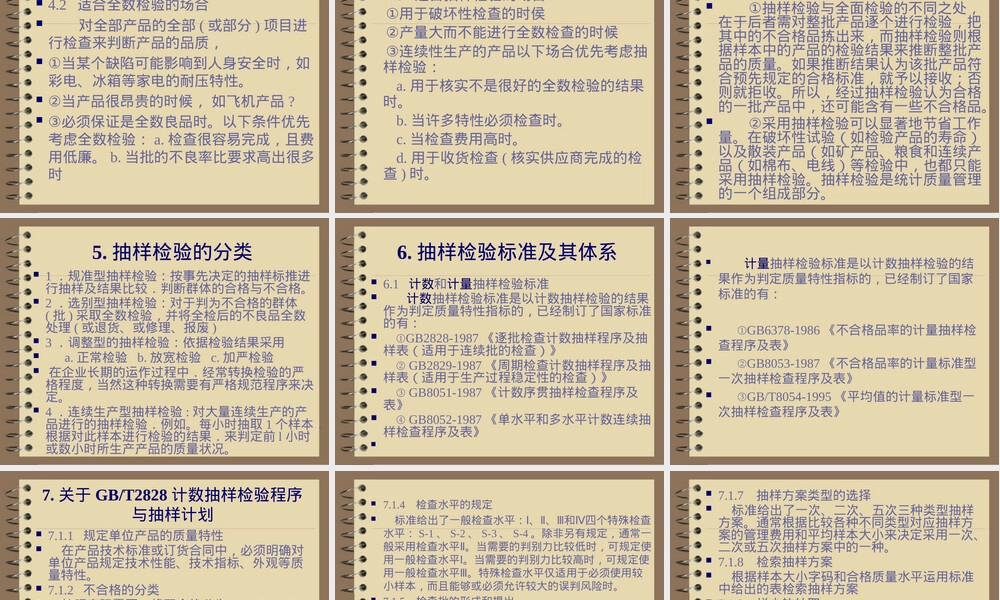 抽样检验及其标准PPT课件.pptx