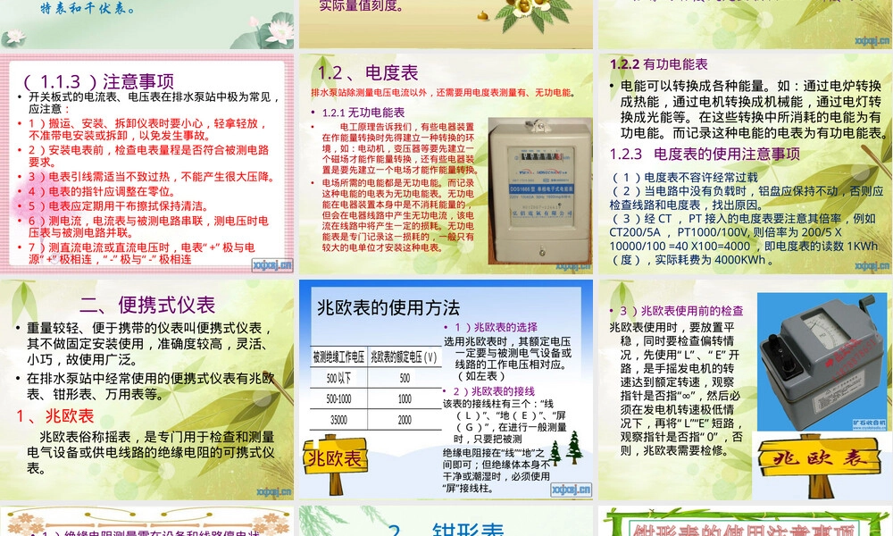 7泵站常用仪表及其识读PPT课件.ppt