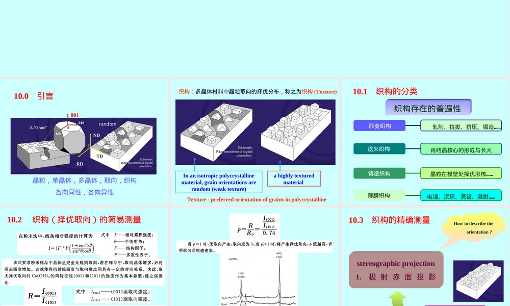 材料分析方法X射线织构测定PPT课件.ppt