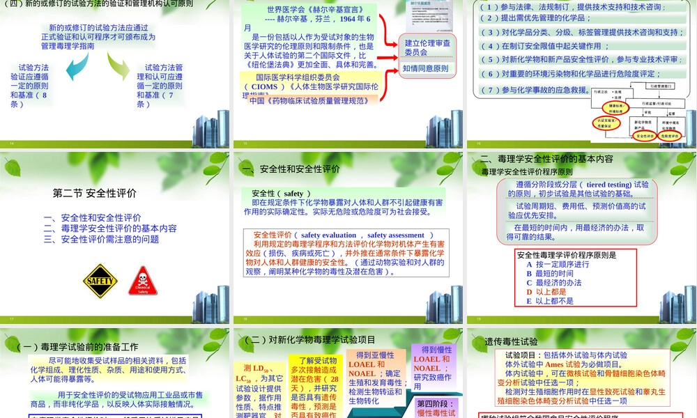 毒理学管理毒理学教学PPT课件.ppt
