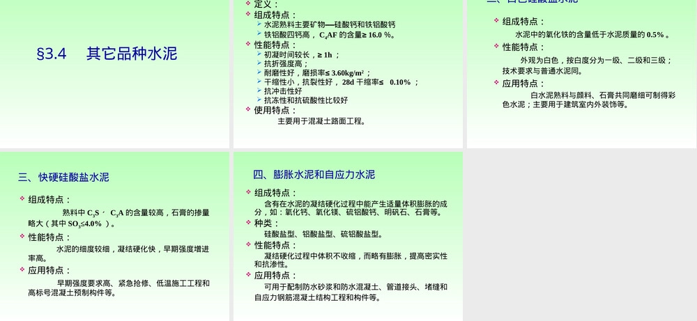 第三章掺混合材料的硅酸盐水泥教学PPT课件.ppt