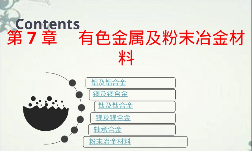 第7章有色金属及粉末冶金材料教学PPT课件.ppt