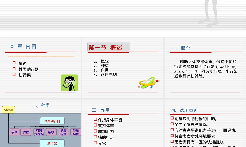 第十一章助行器及其应用教学PPT课件.ppt
