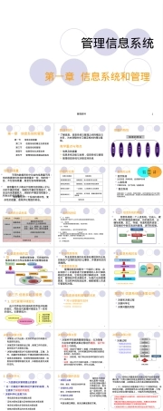 第一章信息系统和管理教学PPT课件.ppt