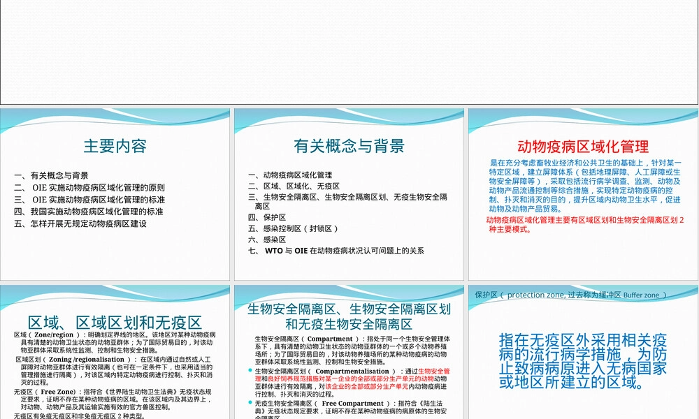 动物疫病区域化管理教学PPT课件.ppt