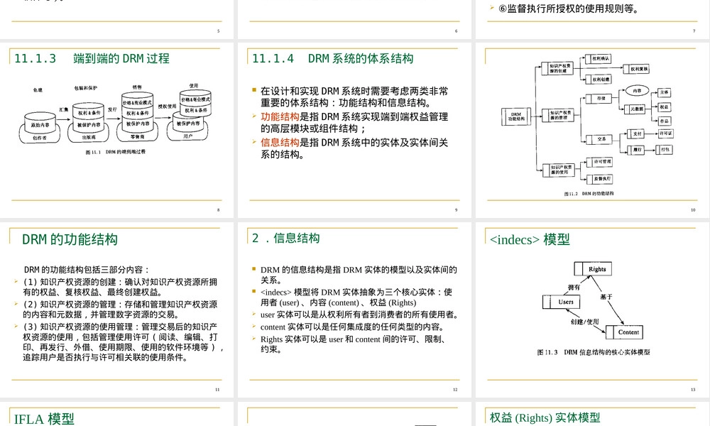 第十一章数字权益管理教学PPT课件.ppt
