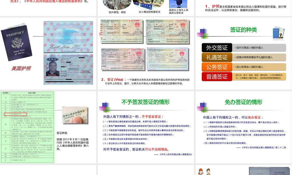 第八章旅游者出入境管理法律制度教学PPT课件.ppt