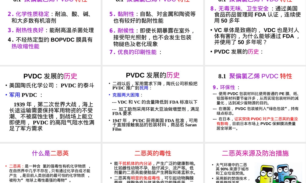 PVDC材料性能与应用PPT课件.ppt