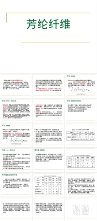 芳纶材料特性与应用PPT课件.ppt