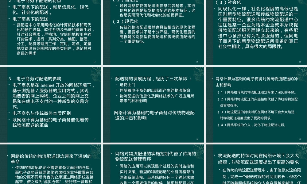电子商务及其配送管理PPT课件.ppt