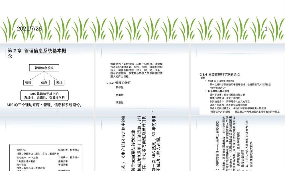 第2章管理信息系统基本概念教学PPT课件.ppt
