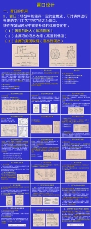 材料成型技术铸造冒口设计教学PPT课件.ppt