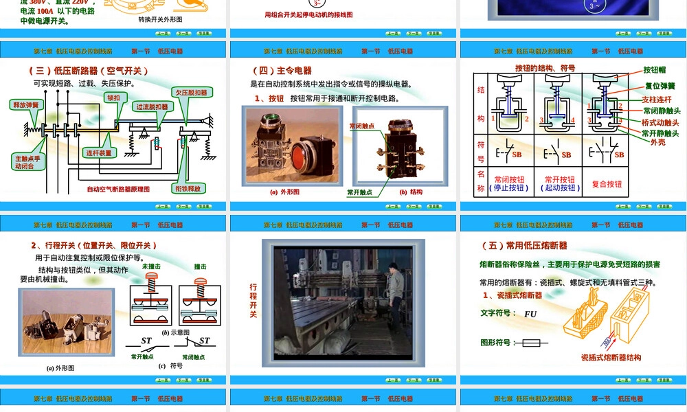第六章常用低压电器及其控制电路教学PPT课件.ppt