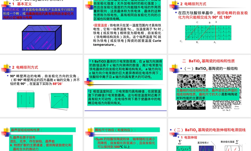 电介质陶瓷PPT课件教学课件.ppt