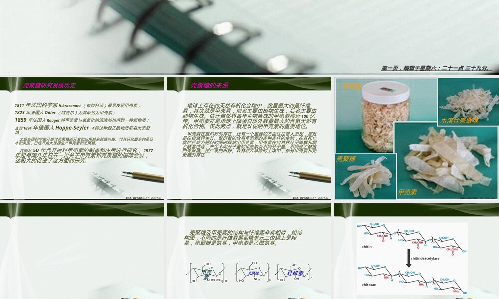 壳聚糖纤维制备与应用技术PPT课件.ppt