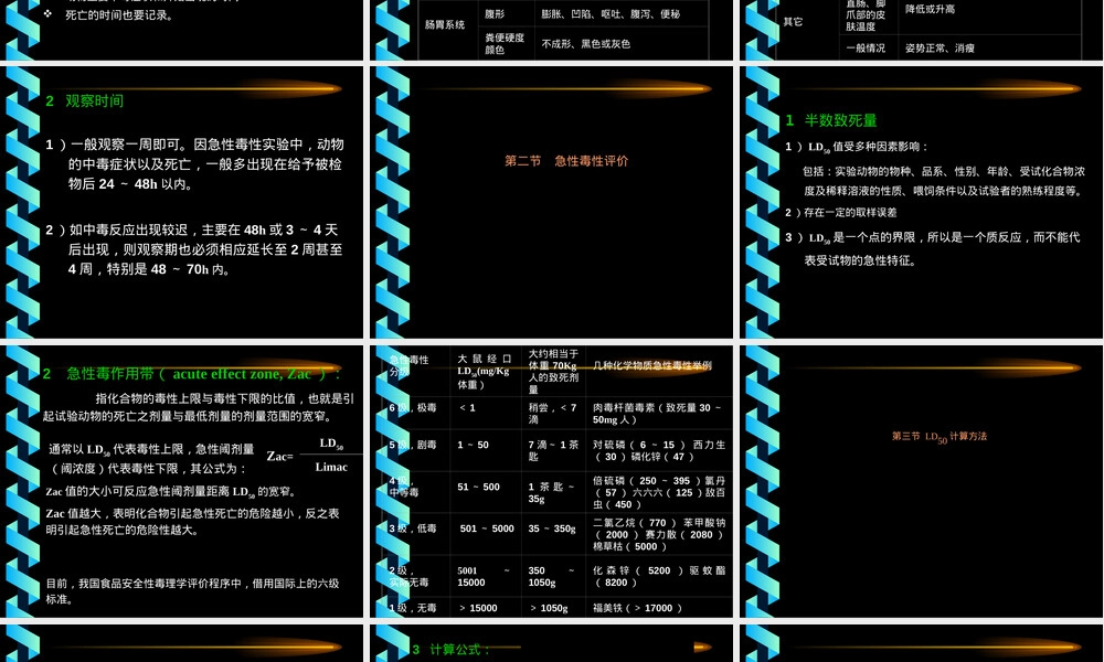 急性毒性作用及其试验方法PPT课件.ppt