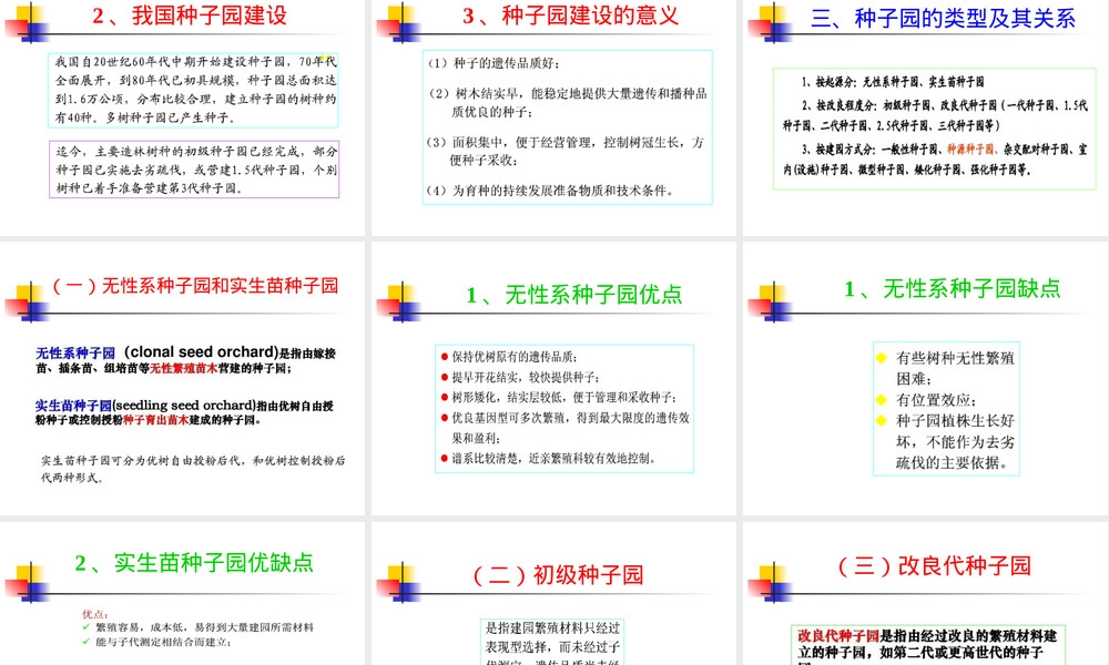 林木育种学第七章种子园教学PPT课件.ppt