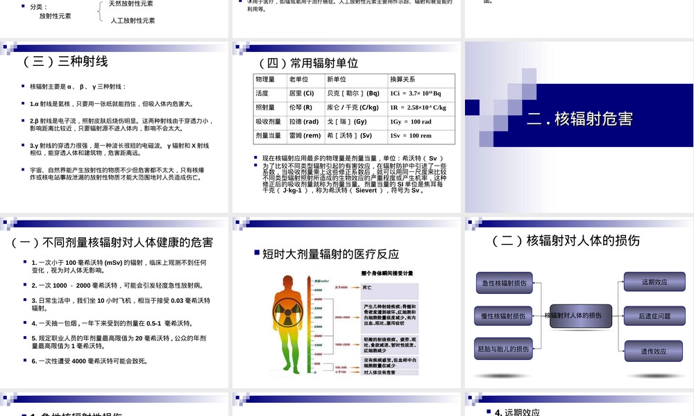 核辐射及其危害教学PPT课件.ppt