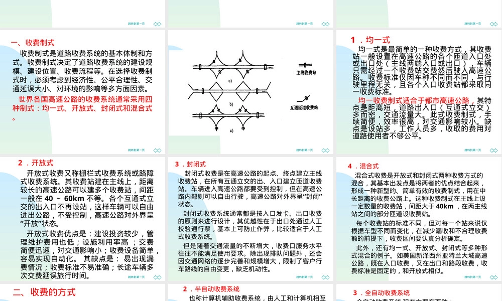 高速公路收费管理教学PPT课件.ppt