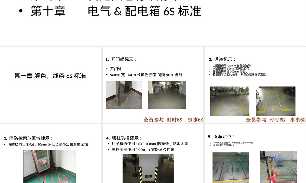 机电设备部6S管理标准培训PPT课件.ppt