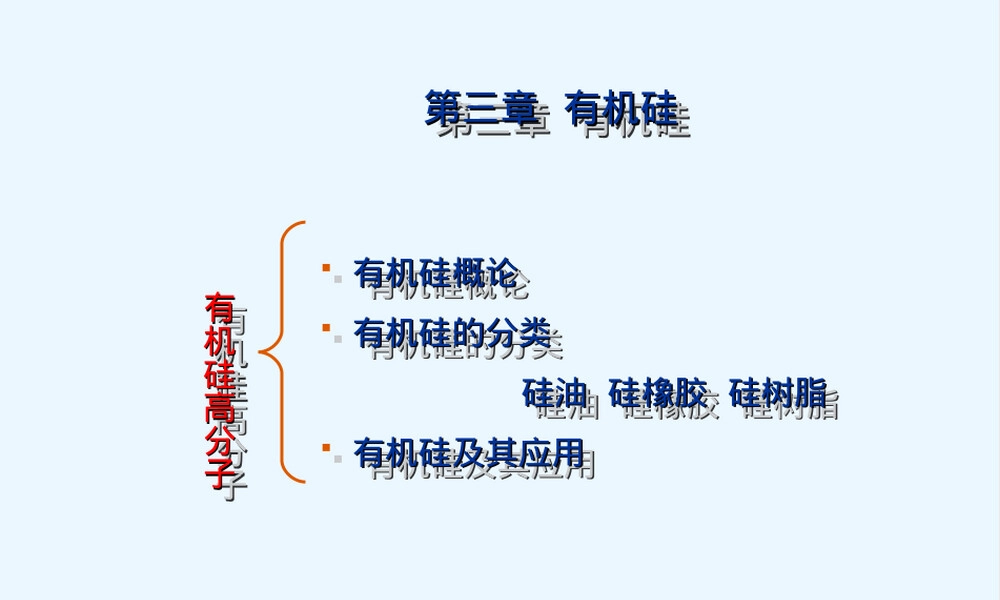 化学功能材料有机硅PPT课件.ppt