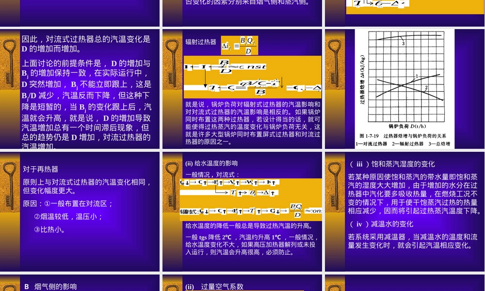 锅炉蒸汽参数变化教学PPT课件.ppt