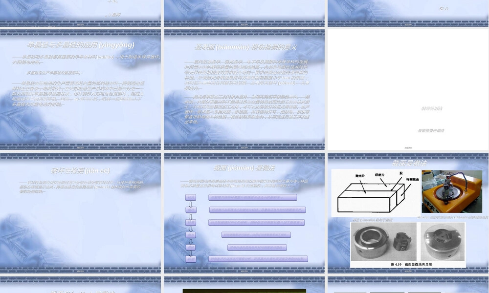 晶体材料亚表面损伤检测PPT课件.ppt