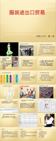 纺织行业及服装进出口管理PPT课件.pptx