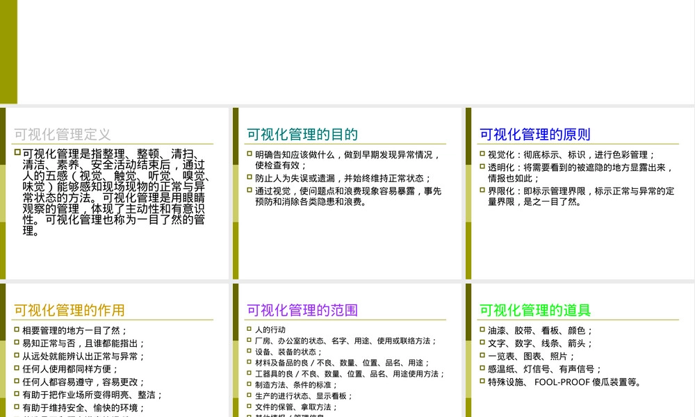 可视化管理教学PPT课件.ppt