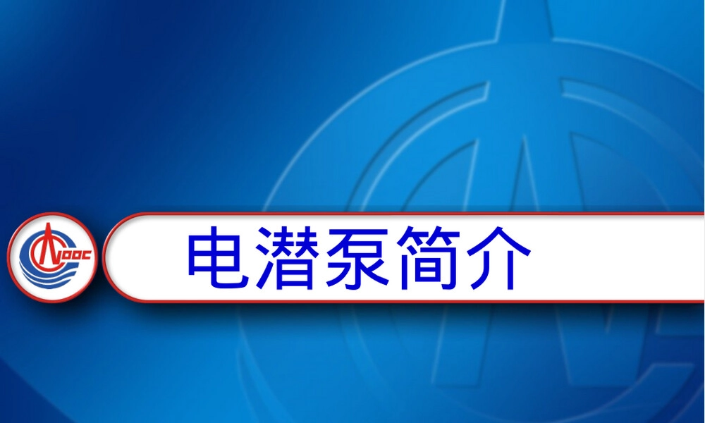 合理使用电潜泵提高采油量PPT课件.ppt