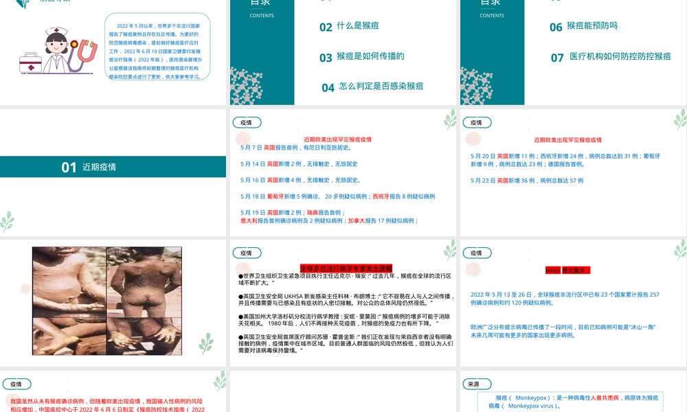猴痘医疗机构感染防控PPT课件.pptx