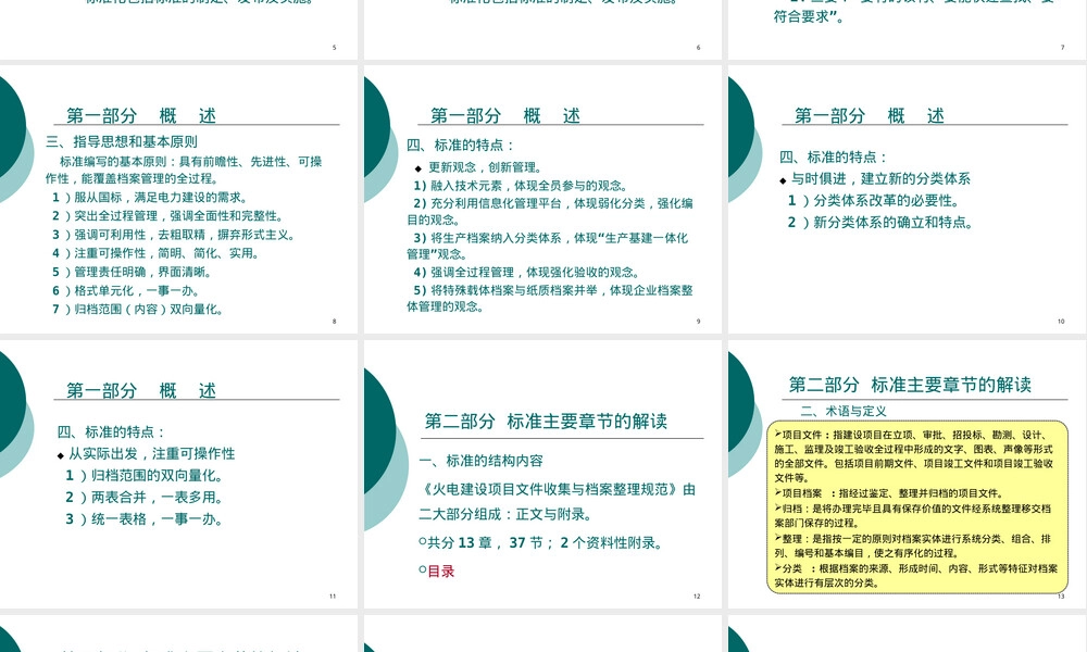 火电建设项目档案整理规范宣贯PPT课件.ppt