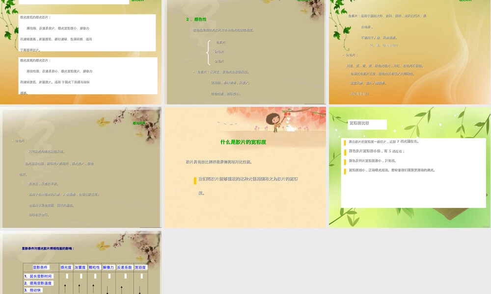 感光材料与胶片教学PPT课件.ppt