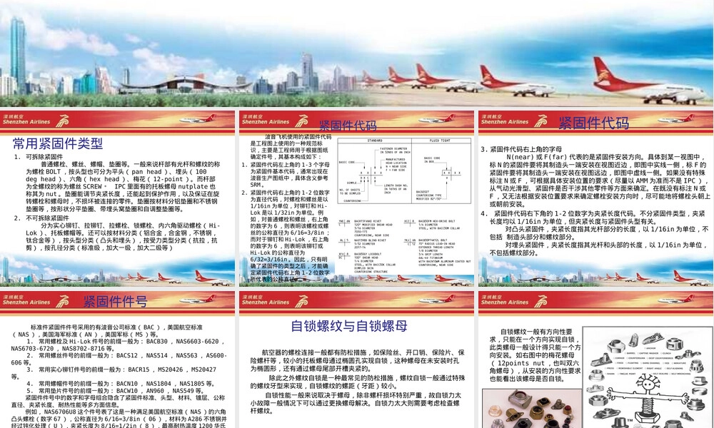 航空紧固件常识及螺纹自锁培训PPT课件.ppt