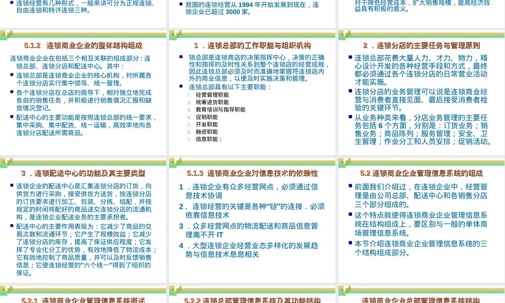 连锁商业企业信息系统及其应用PPT课件.ppt