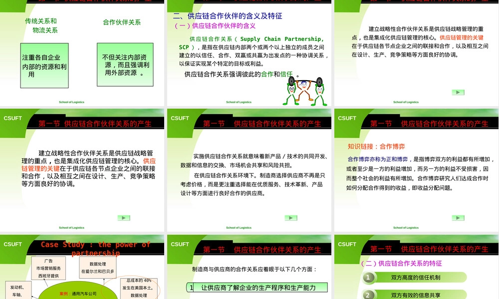供应链合作伙伴关系管理PPT课件.ppt