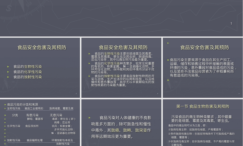 食品安全危害及其预防PPT课件.ppt