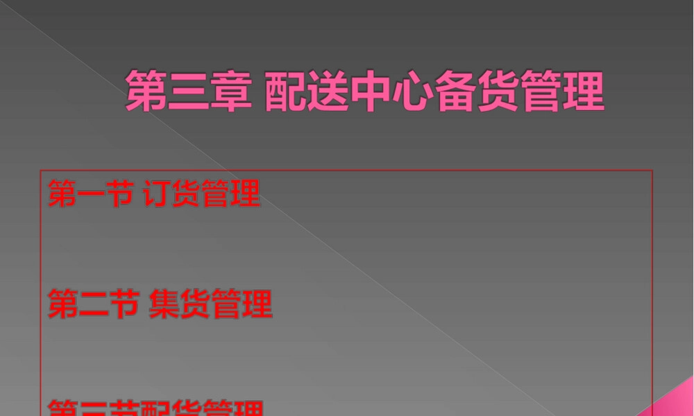 配送中心备货管理PPT课件.ppt