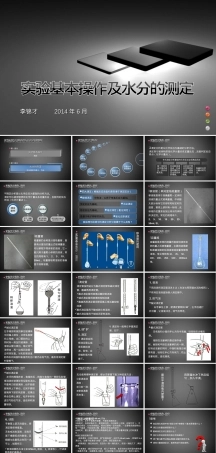 实验基本操作及水分测定教学PPT课件.ppt