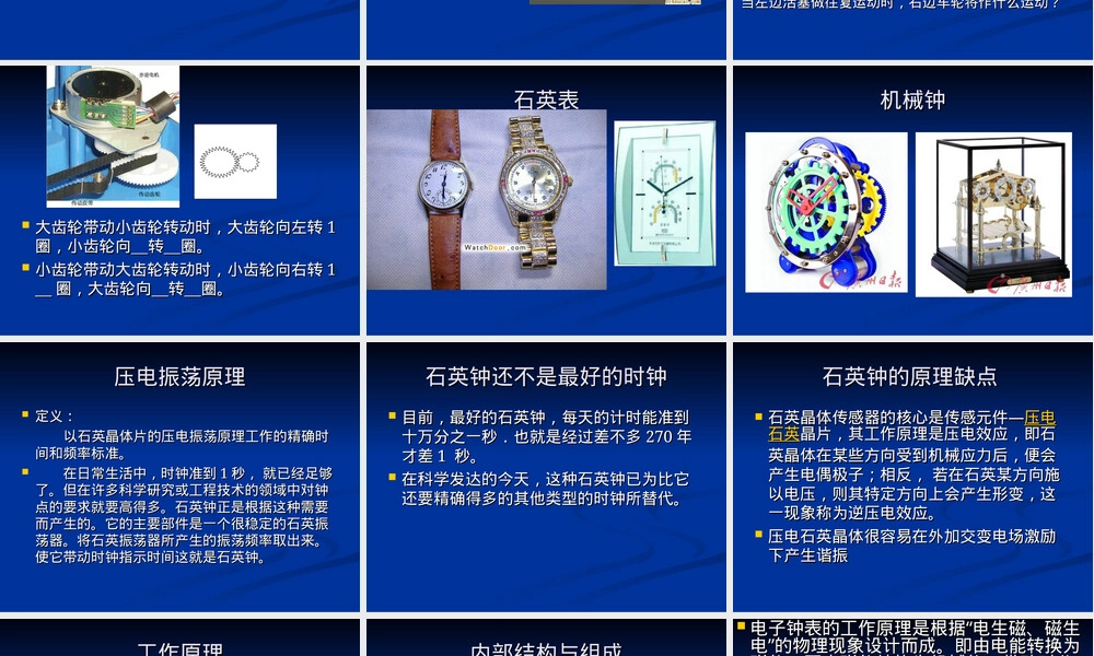 石英钟原理与结构教学PPT课件.ppt