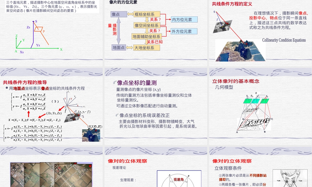 摄影测量与遥感教学PPT课件.ppt